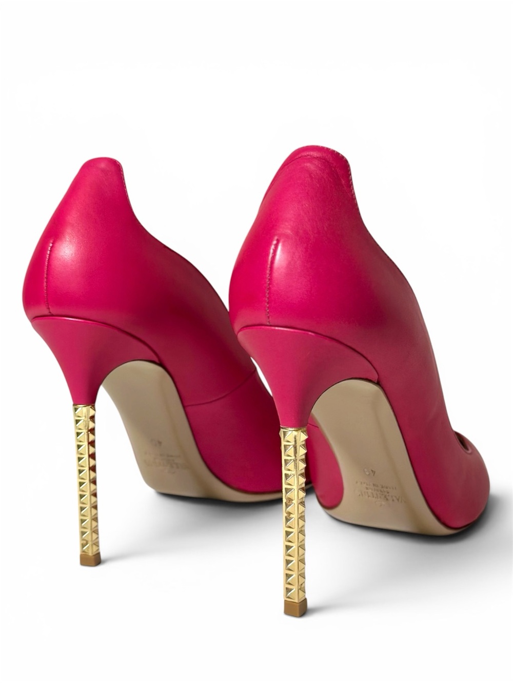 Valentino Garavani Extreme Rockstud Heel Pump Cyclamin Pink size 40 US 10 - Picture 8 of 16